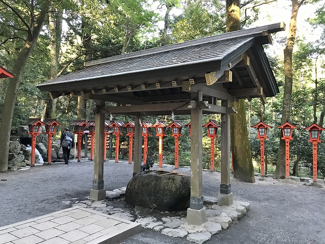 椿岸神社(椿大神社)　手水舎