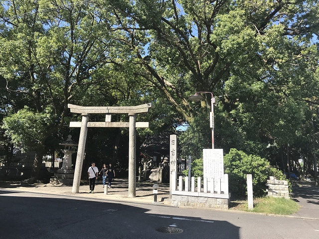 日吉神社(清洲)　入口