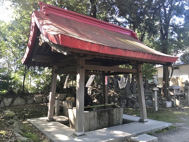 日吉神社(清洲)　手水舎