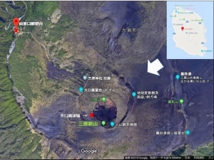 大島三原山マップ