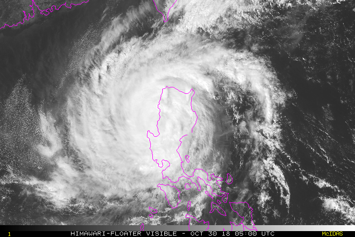 2018年 台風26号 リアルタイム衛星画像