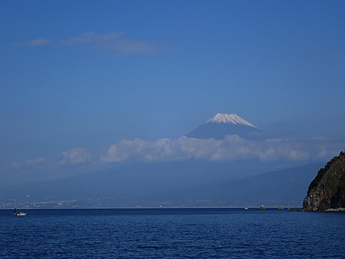 穏やかな富士山！