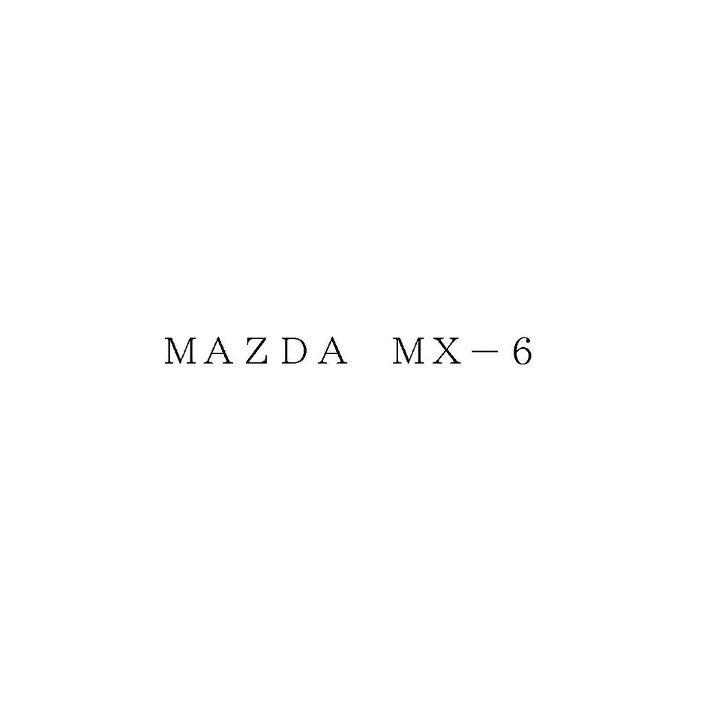 MAZDA MX-6