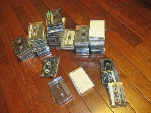 カセットテープの断捨離