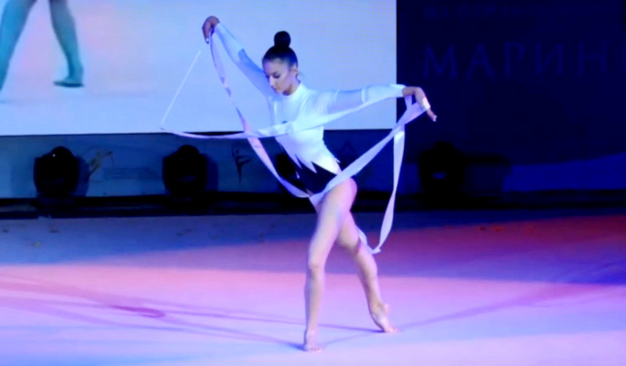 Alina Harnasko Performs Marina Lobatch Ribbon - Marina Lobatch Cup 2018