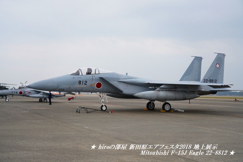 hiroの部屋　新田原エアフェスタ2018 地上展示 第305飛行隊 Mitsubishi F-15J Eagle 22-8812