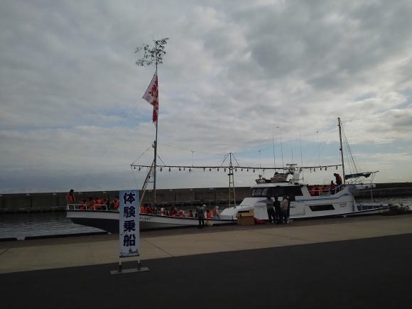 鹿島灘はまぐり祭り　2018　乗船体験　船　海　港