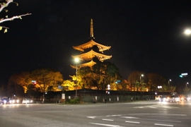 東寺のライトアップ０２
