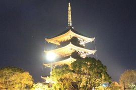 東寺のライトアップ０３
