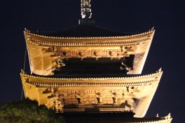 東寺のライトアップ０６