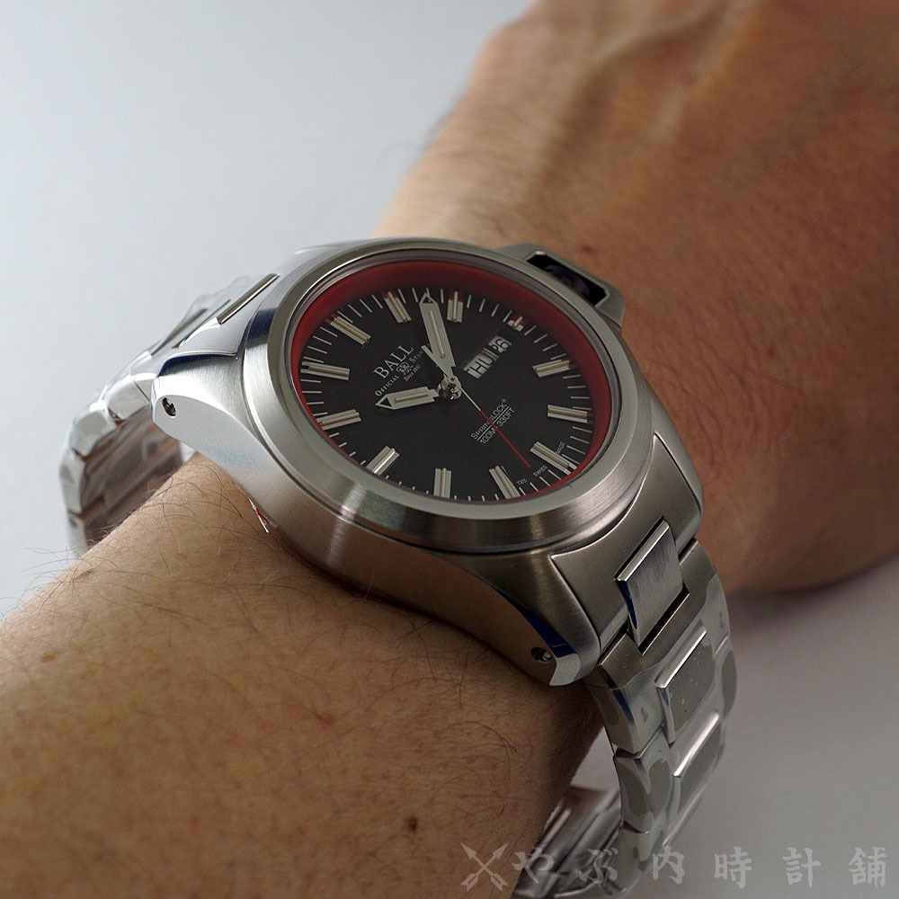 ボールウォッチ BALLWATCH NM3200C-SJ-BKRD ブラック メンズ 腕時計