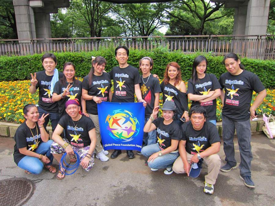 10-Aya Goto with GPF Japans Filipino Volunteers